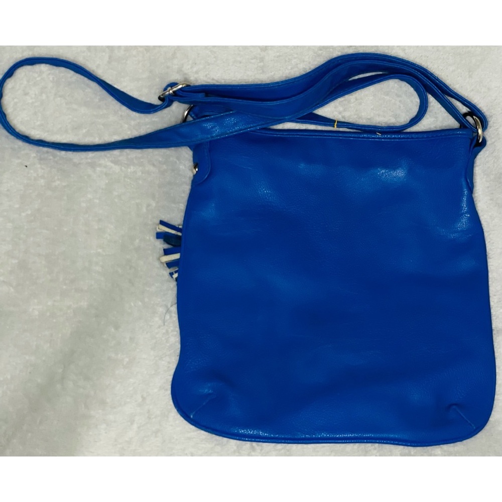 Royal blue cross body bag